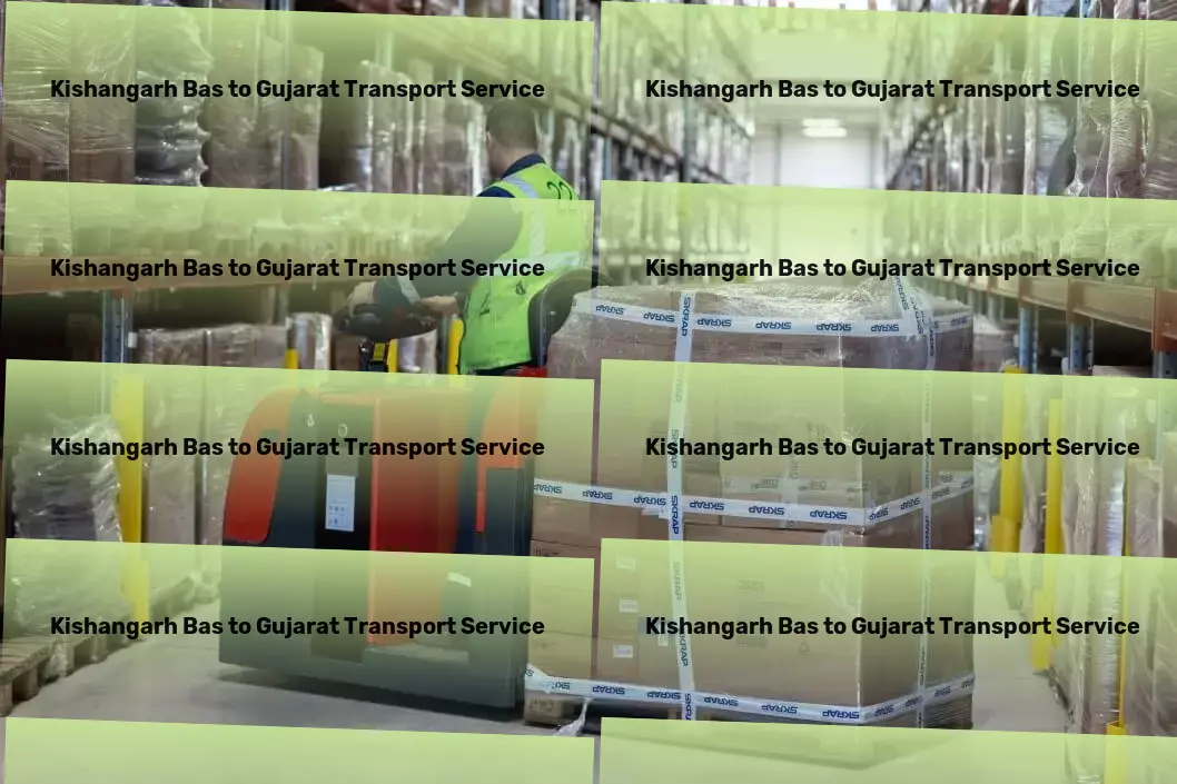 Kishangarh Bas to Gujarat Transport Local goods logistics