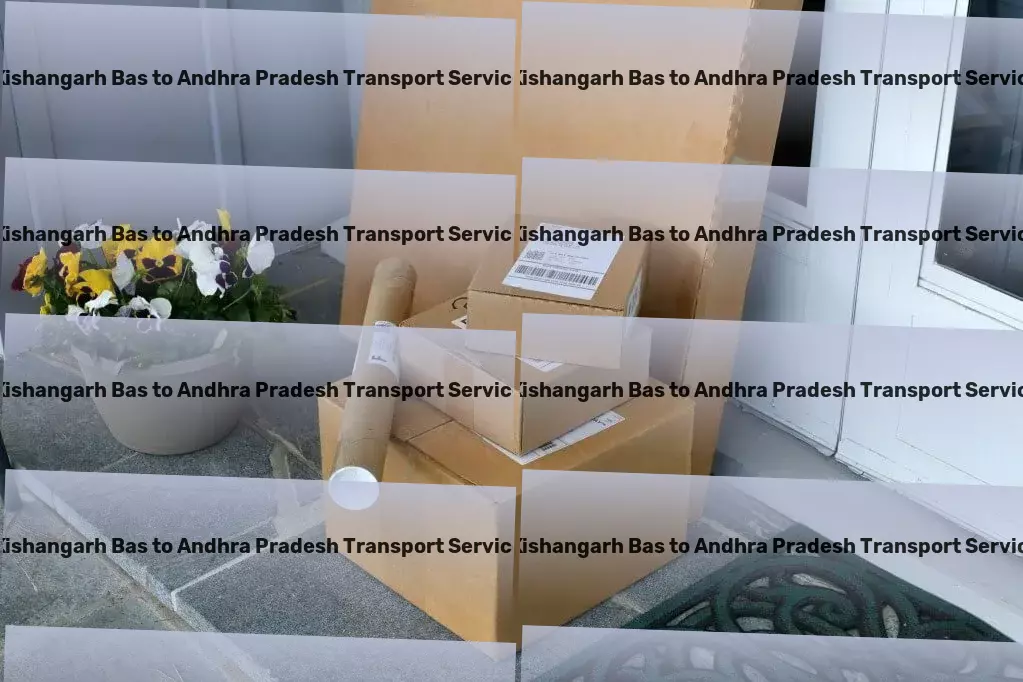 Kishangarh Bas to Andhra Pradesh Transport Large item courier services