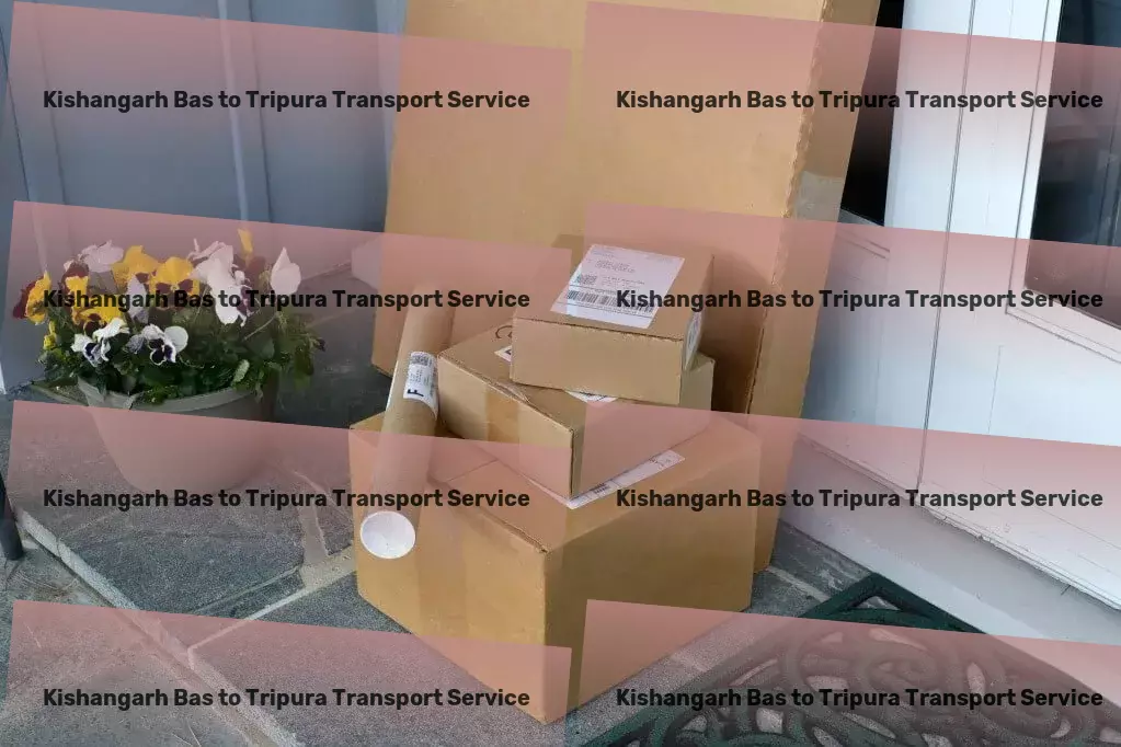 Kishangarh Bas to Tripura Transport The key to hassle-free logistics and transportation in India! - Road-based shipping