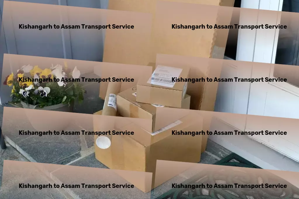 Kishangarh to Assam Transport Mastering the art of logistics for a bustling India! - Advanced shipping services