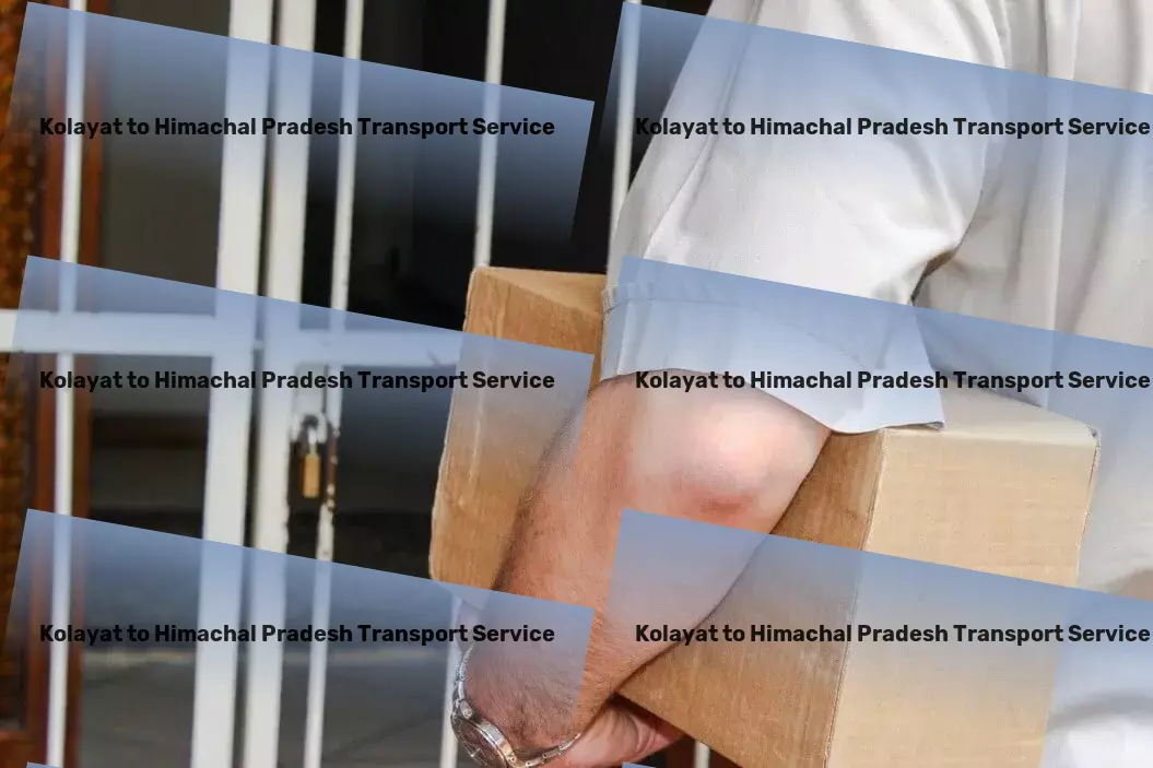 Kolayat to Himachal Pradesh Transport Discover the joy of stress-free travel days with us. - Advanced freight forwarding