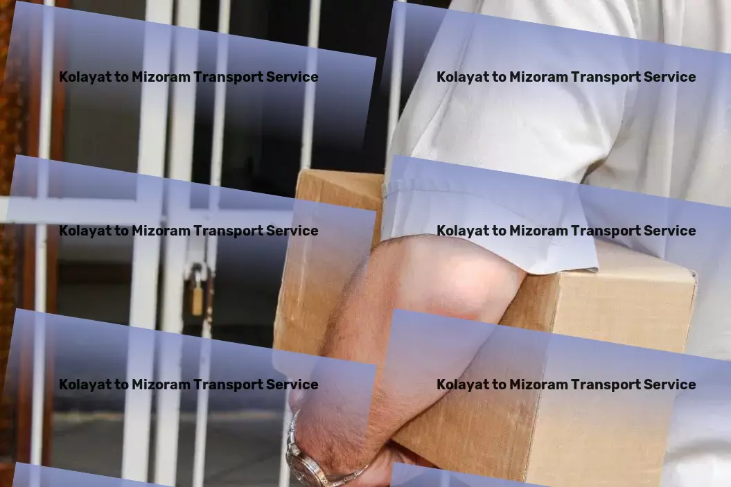 Kolayat to Mizoram Transport Embrace the revolution in Indian goods transportation. - Advanced freight and logistics