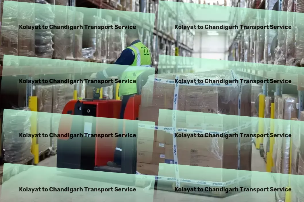 Kolayat to Chandigarh Transport Commercial goods forwarding