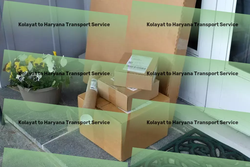 Kolayat to Haryana Transport Real-time tracking services