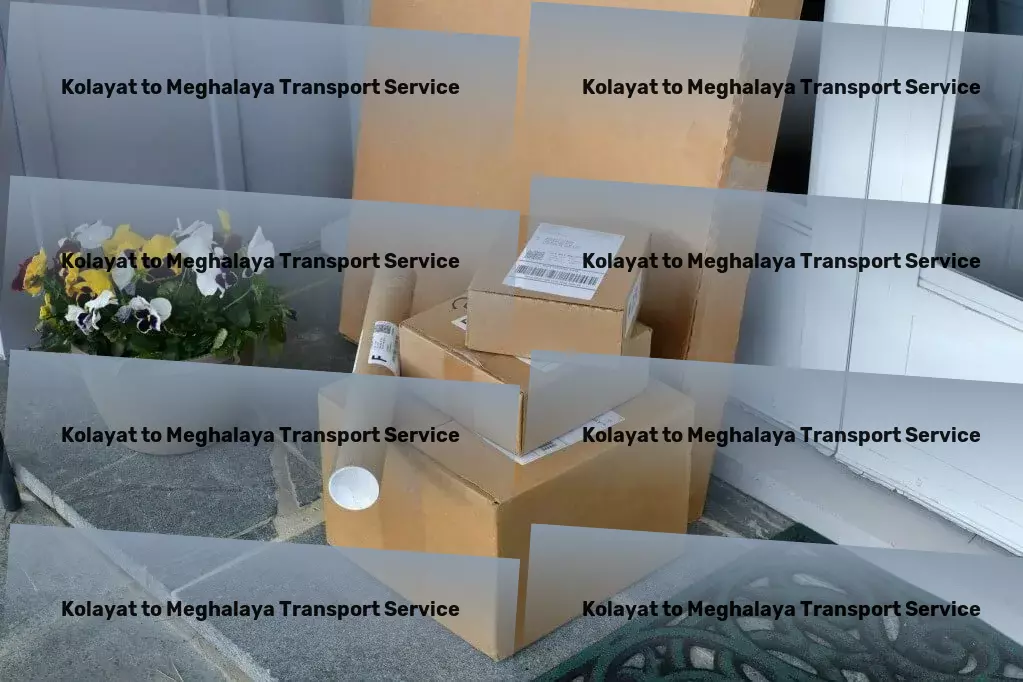 Kolayat to Meghalaya Transport Your logistic challenges solved, across India! - Long-distance shipping services