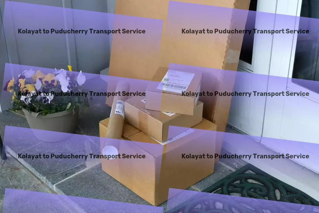 Kolayat to Puducherry Transport Customized logistic strategies for an ever-evolving India. - Regular cargo transport