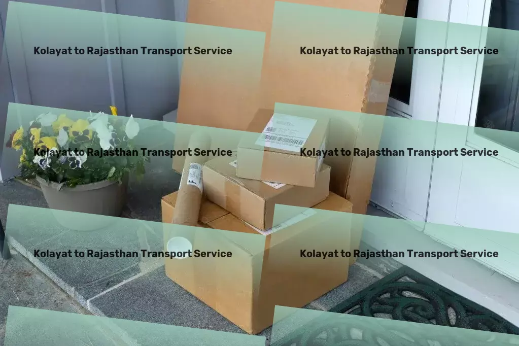 Kolayat to Rajasthan Transport Fast freight and shipment services