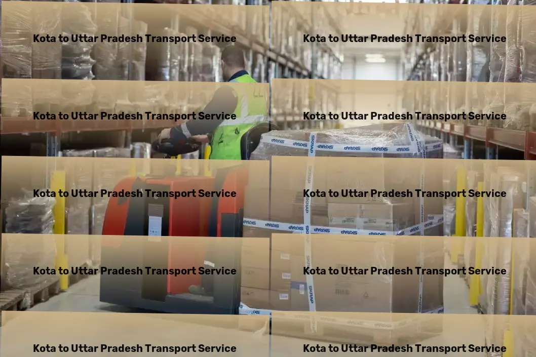 Kota to Uttar Pradesh Transport High-speed cargo services