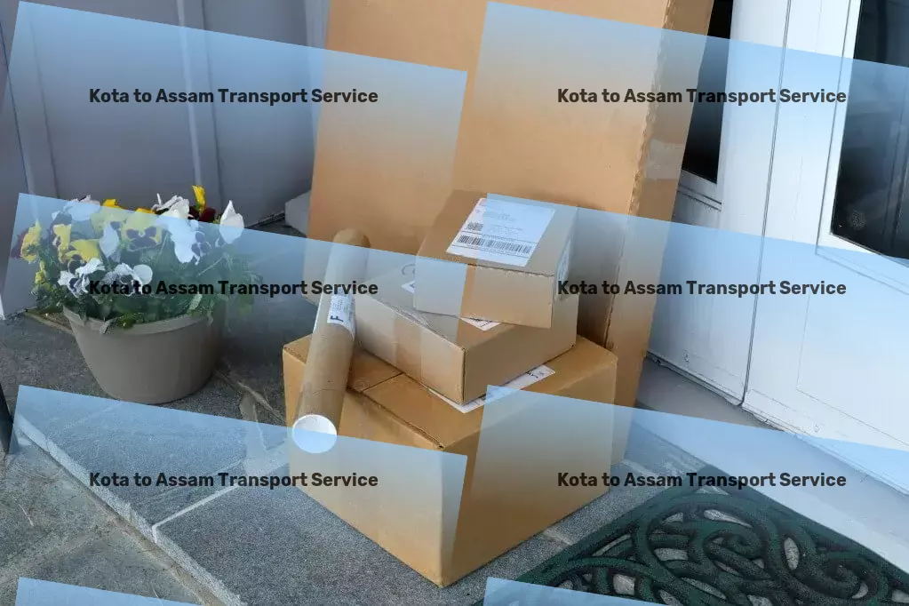 Kota to Assam Transport Professional courier operations