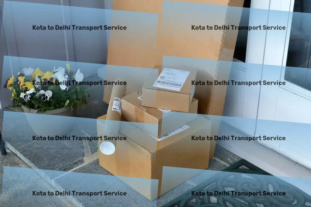 Kota to Delhi Transport Professional shipping solutions