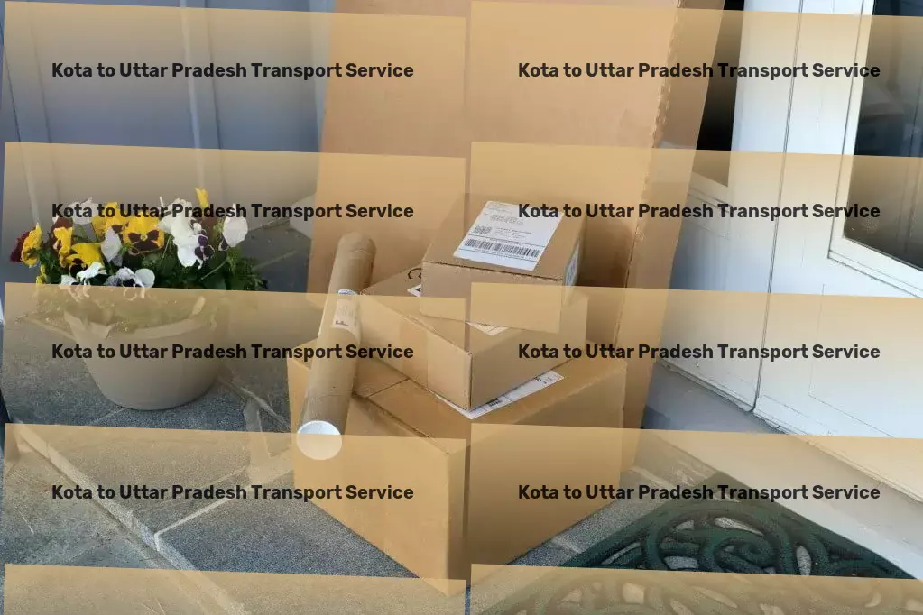 Kota to Uttar Pradesh Transport Innovative shipping solutions