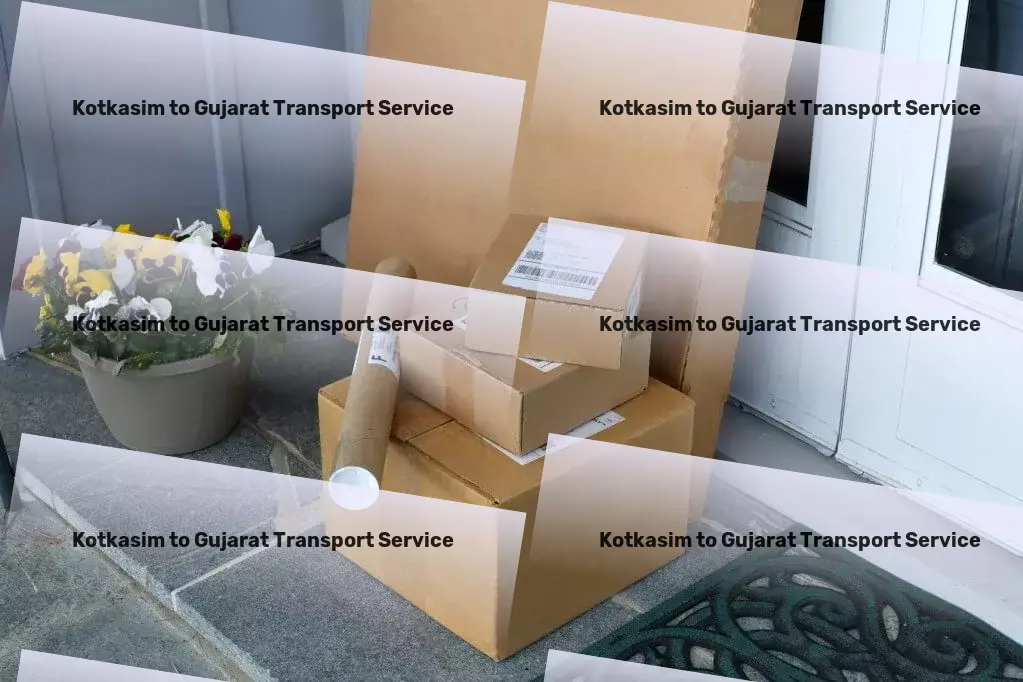 Kotkasim to Gujarat Transport Customized goods shipment