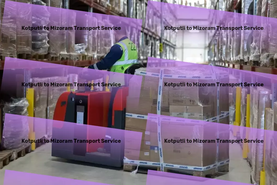 Kotputli to Mizoram Transport Fast goods transport solutions