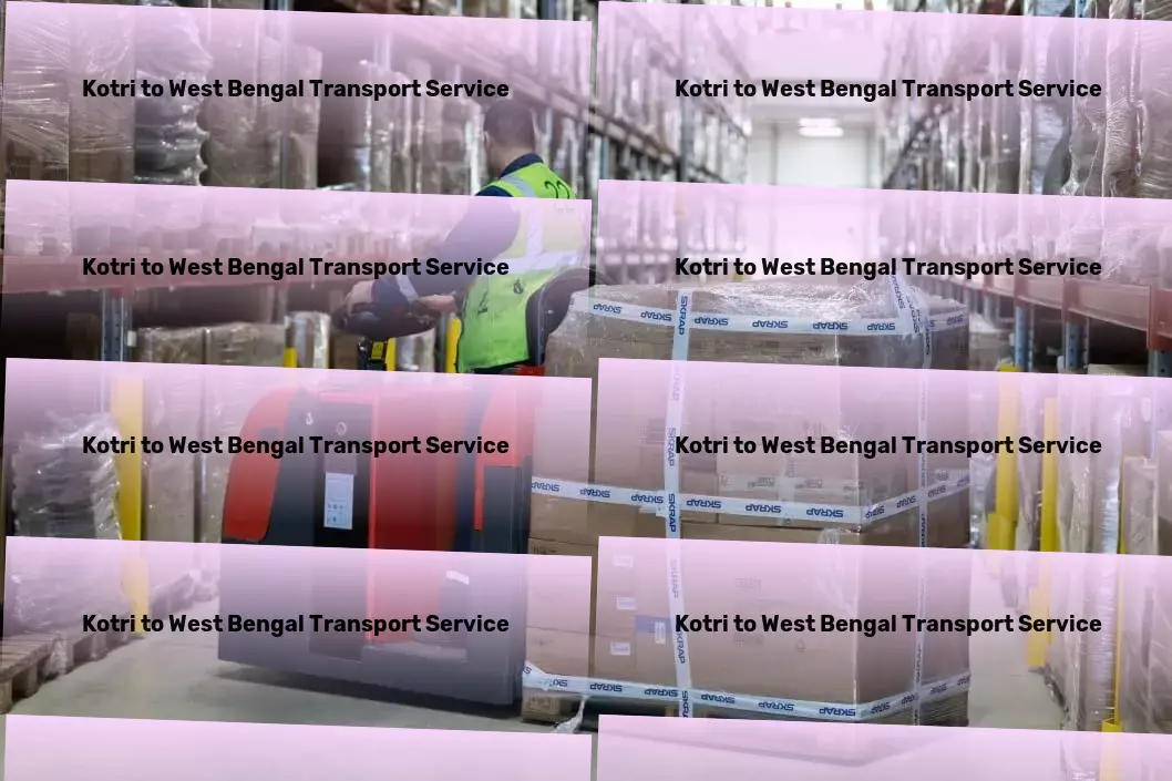 Kotri to West Bengal Transport Professional cargo forwarding