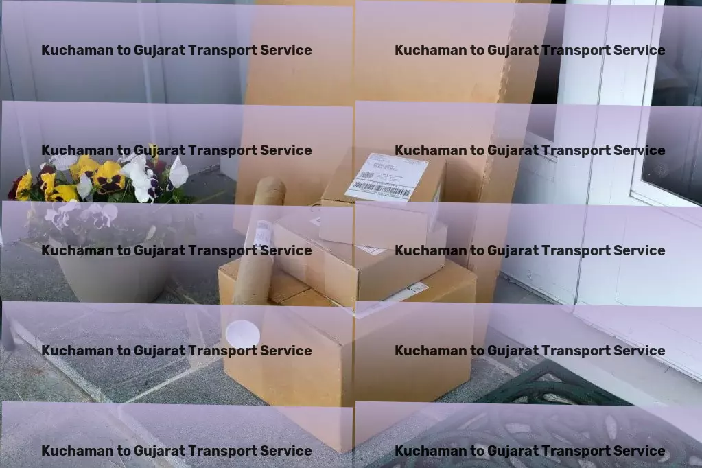 Kuchaman to Gujarat Transport A leap ahead in quality transport services for India. - Reliable transport services