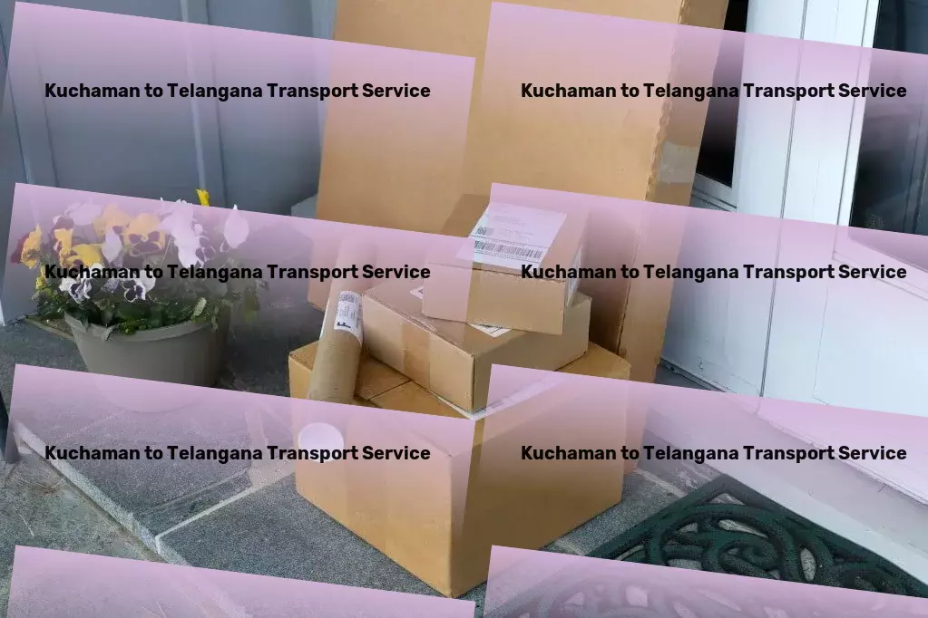 Kuchaman to Telangana Transport Express parcel delivery