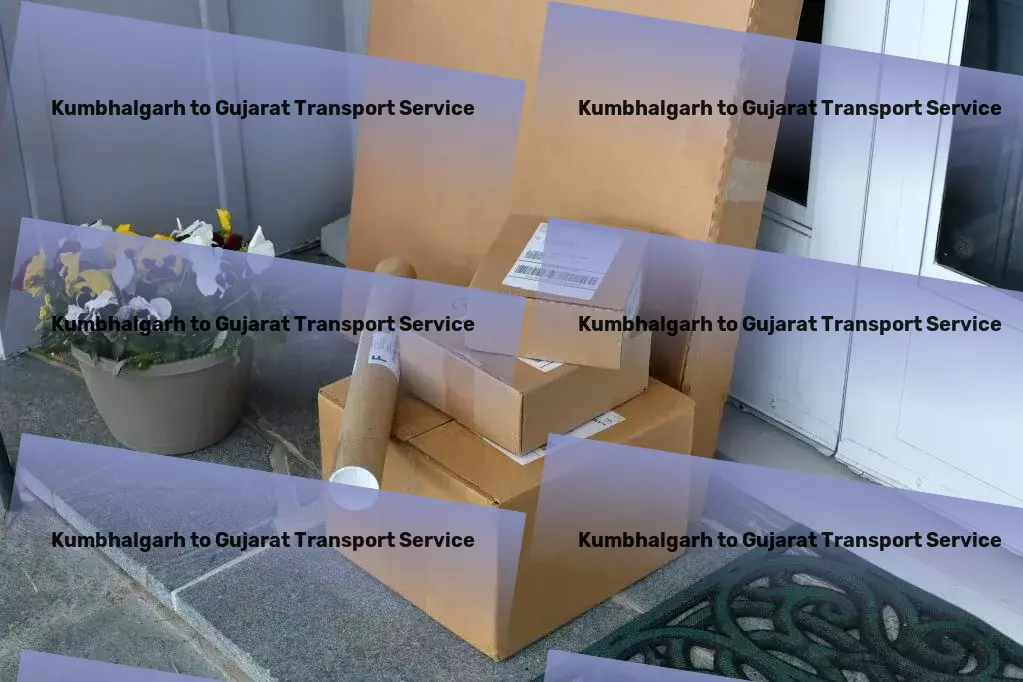 Kumbhalgarh to Gujarat Transport Nationwide cargo shipment