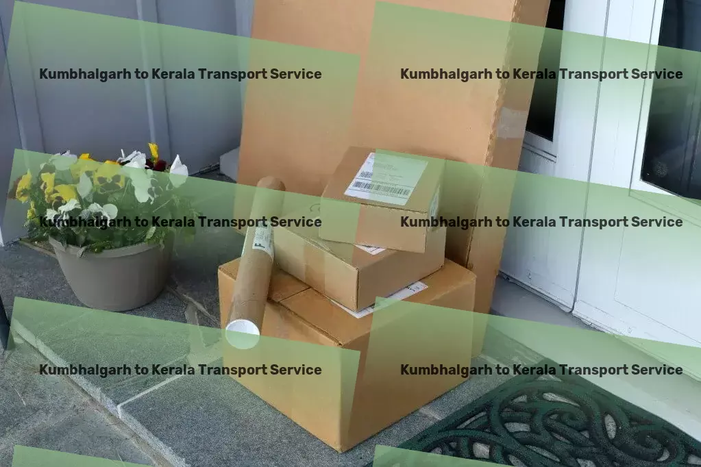 Kumbhalgarh to Kerala Transport Your reliable ally in transporting goods across India! - Interstate goods shipping