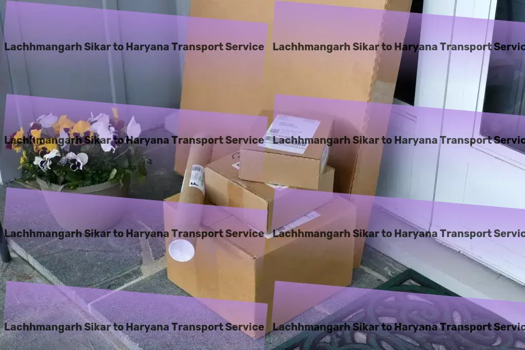 Lachhmangarh Sikar to Haryana Transport High-capacity goods logistics