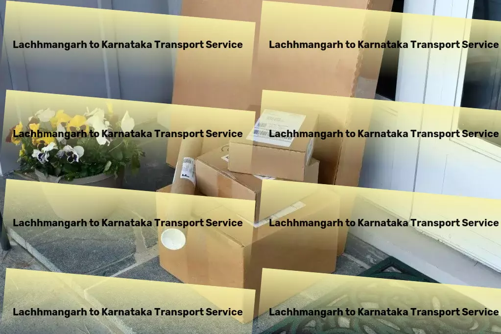 Lachhmangarh to Karnataka Transport Express industrial shipping