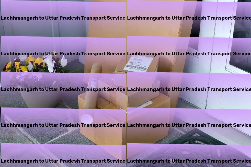 Lachhmangarh to Uttar Pradesh Transport Efficient moving services