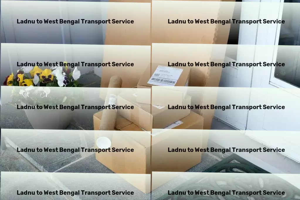 Ladnu to West Bengal Transport Heavy parcel delivery