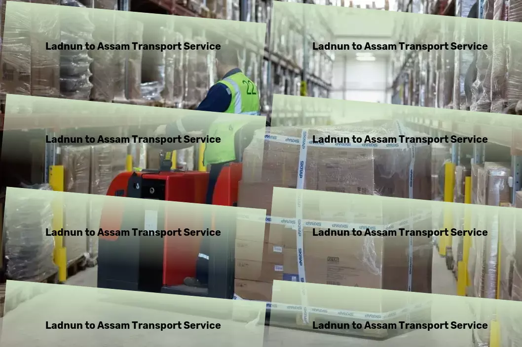 Ladnun to Assam Transport Package delivery operations