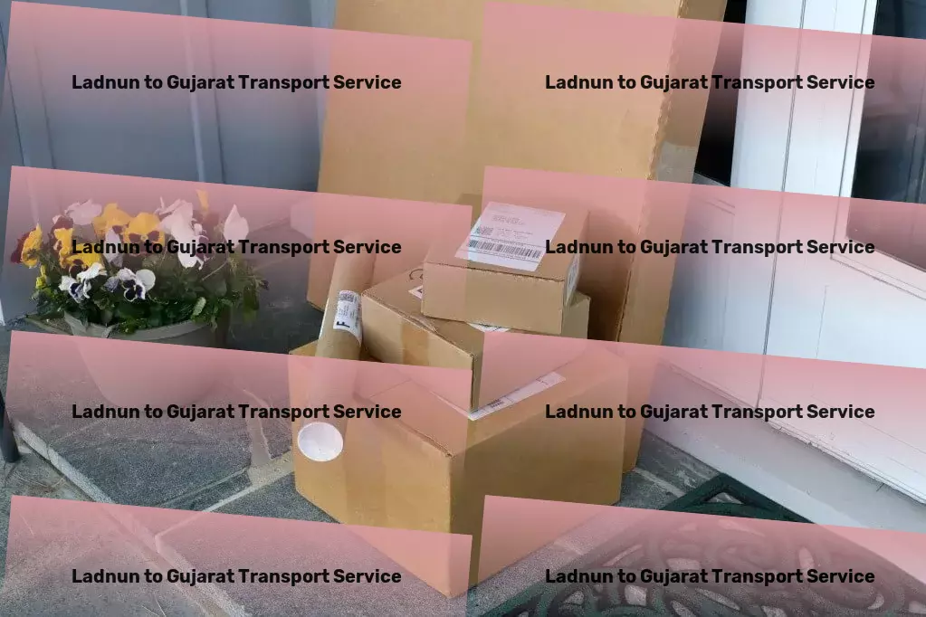 Ladnun to Gujarat Transport Local freight services