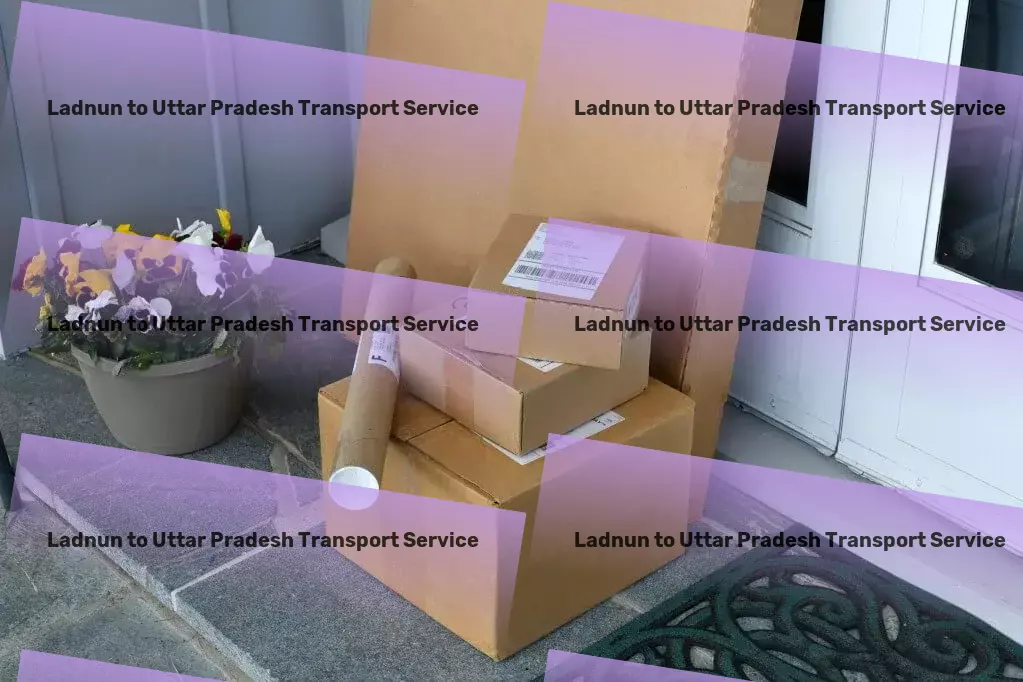 Ladnun to Uttar Pradesh Transport Customized freight logistics