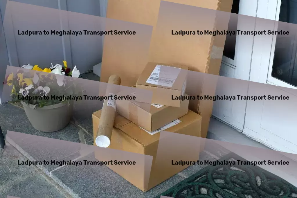 Ladpura to Meghalaya Transport Cross-state courier services